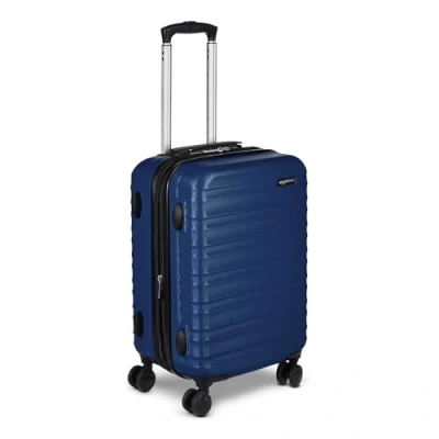 Afbeelding van Amazon Basics Koffers met wieltjes, Navy Blauw