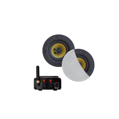 Afbeelding van Bluetooth audiosysteem met Rumba speakers (wit)