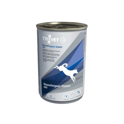 Afbeelding van TROVET Hypoallergenic RRD (Rabbit) Hond Blikken 6 x 400 gram