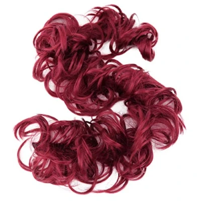 Afbeelding van CAISHA XXL Haarstukje Choucho voor het verkrijgen van volumineus opgedaan haar, krullend, knot, intens rood HW29