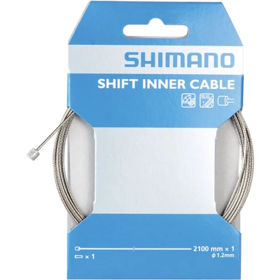 Afbeelding van Versnelling binnenkabel Shimano ø1,2 x 2100mm (10 stuks)