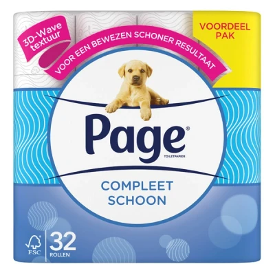 Image de Page Compleet Schoon papier toilette (32 rouleaux)