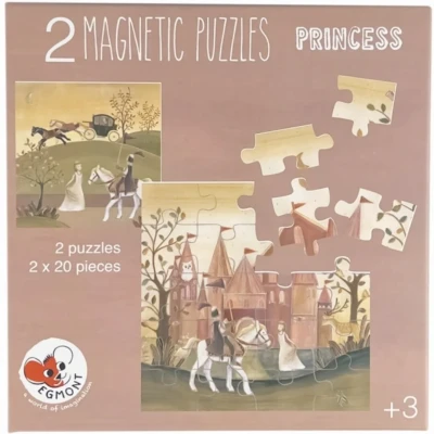 Afbeelding van Egmont toys magneetpuzzel prinses 2x20st