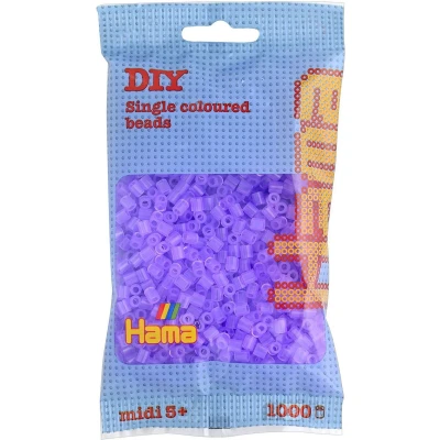 Afbeelding van Hama Strijkkralen 1000 Lila Transparant
