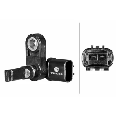 Afbeelding van HELLA 6PU 358 217 381 ABS Sensor Met afdichtring Geluidsensor 2 TOYOTA: Land Cruiser Prado 120, 150