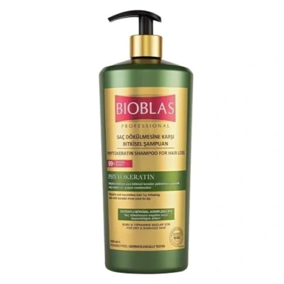Afbeelding van BIOBLAS Phytokeratin+Keratin Anti Haaruitval Shampoo 1000 ml