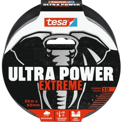 Afbeelding van Tape Tesa 56623 50mmx25m Ultra Power Extreme zwart