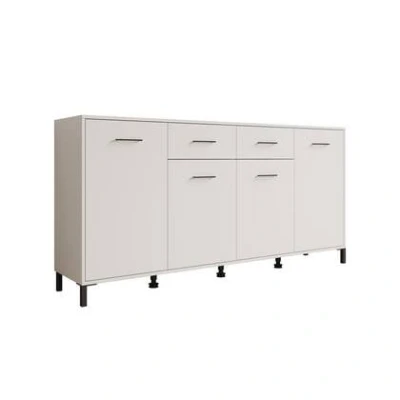 Afbeelding van Meubella Dressoir Vidor Wit 183 cm