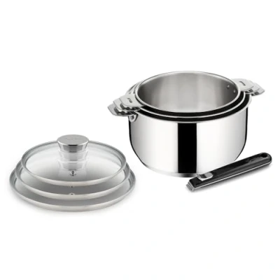 Image de Série de 3 casseroles inox 16/18/20cm Lagostina 138600007