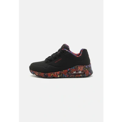 Afbeelding van Skechers UNO Sneakers laag black/multicoloured, Dames, Maat: 37.5, Black/multi coloured Hoogwaardig imitatieleer