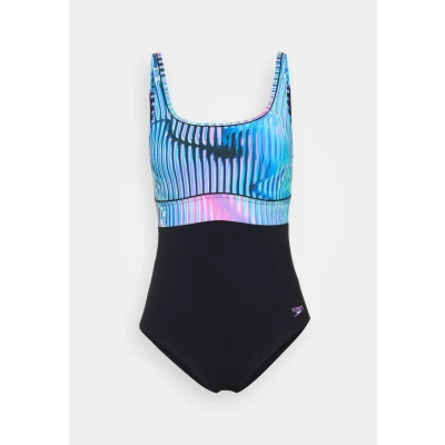 Afbeelding van Speedo Womens Shaping Contoureclips Badpak, Dames, Maat: 36, Indigo glow