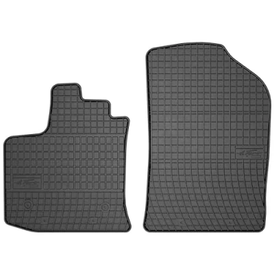 Afbeelding van M MOTOS Rubberen vloermat voor Dacia Dokker 2012 2021 Verbeter je reiscomfort met de zwarte antislip mat auto en automat alle weersomstandigheden, bescherming tegen vuil