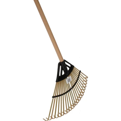 Afbeelding van Talen Tools Gazonhark Bamboe 140 cm Steel Hout