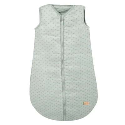 Afbeelding van roba Lil Planet Babyslaapzak, biologisch, 110 cm, biologisch katoen, GOTS en Oeko Tex gecertificeerd, mat groen