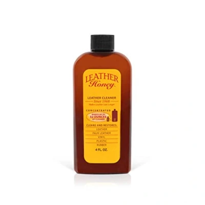 Afbeelding van Leather Honey Leerreiniger Premium voor Vinyl en Leren Kleding, Meubels, Auto Interieur, Schoenen Accessoires, Geconcentreerde Formule, 946 ml Indien Verdund