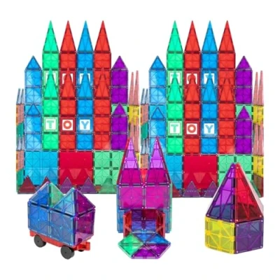 Afbeelding van Playmags 3D Magnetische Tegels Classic Set 50 Delige