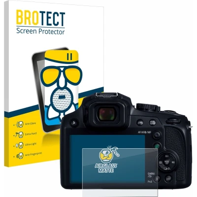 Afbeelding van BROTECT Screenprotector voor Panasonic Lumix DC FZ82D Folie Beschermfolie Beschermglas matte