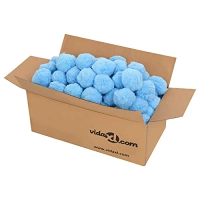 Afbeelding van vidaXL Zwembadfilterbal antibacterieel 700 g polyetheen blauw