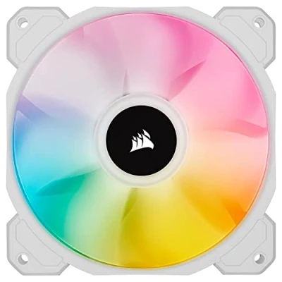 Afbeelding van Corsair SP120 RGB ELITE PC ventilator Wit