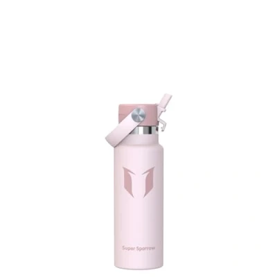 Image de Super Sparrow Gourde Isotherme 18/10 Ultra Léger Bouteille 350ml INOX Bouche Standard Enfant sans BPA, pour Sport, Voyages, L&#039;école, Bureau, Maison