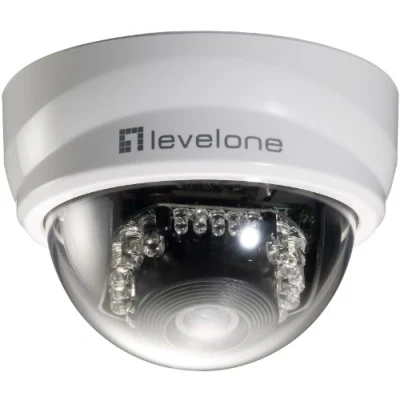Afbeelding van LevelOne FCS 3101 bewakingscamera Dome IP beveiligingscamera Binnen &amp; buiten 1920 x 1080 Pixels Bureau/plafond