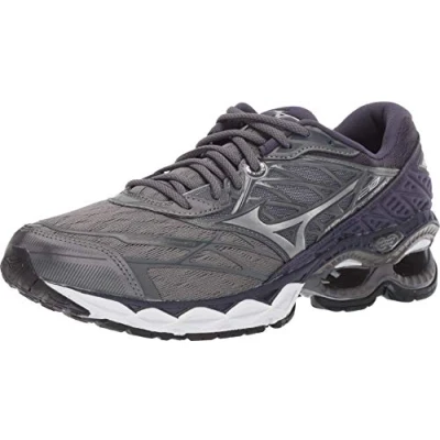 Afbeelding van Mizuno Inspire 16 Waveknit Hardloopschoenen voor heren, Stormy Weather Silver