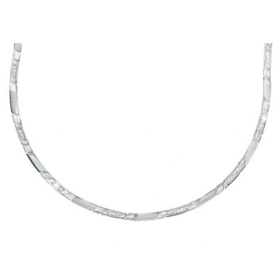 Afbeelding van Lucardi Basic Armband, Dames, Maat: 18, Silver