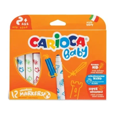 Afbeelding van Carioca Viltstifen Baby, Kartonnen Etui Met 12 Stuks Viltstift