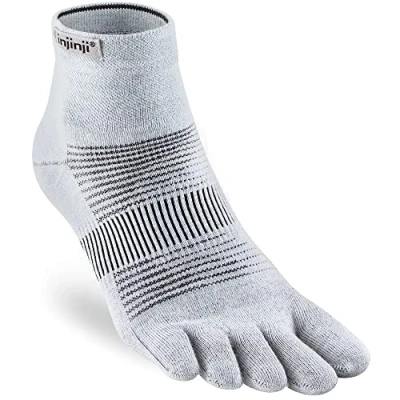 Afbeelding van Injinji Run Lightweight Mini Crew Lichtgrijs 47 49