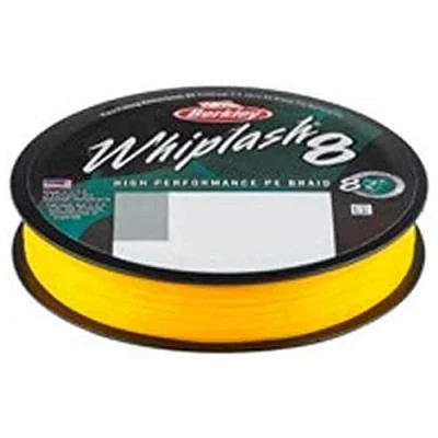 Afbeelding van Berkley Whiplash 8 Gevlochten lijn Yellow 150m 0.14mm (19.2kg)
