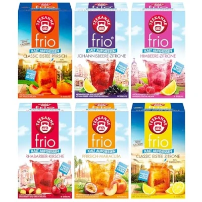 Afbeelding van Teekanne Frio 6 fruitzakjes fruitthee (6 x 45 g)