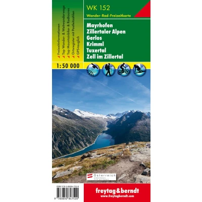 Afbeelding van FB WK152 Mayrhofen Zillertaler Alpen Gerlos Krimml Tuxertal Zell im Zillertal