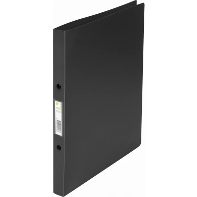 Afbeelding van Q CONNECT ringmap, PP, 2 ringen, 16 mm, zwart ringmap