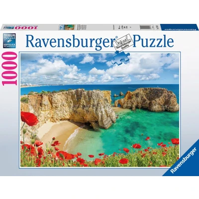 Afbeelding van Puzzel Ravensburger Klaprozen in de Algarve 1000 stukjes