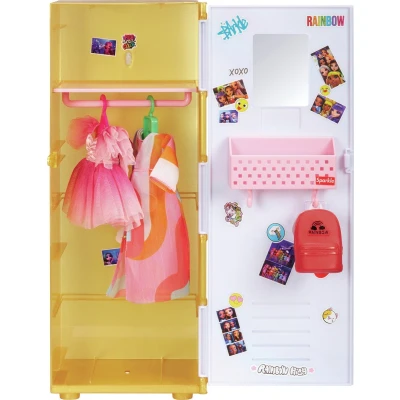 Afbeelding van MGA Entertainment Rainbow High Design locker en Pinkly Paige
