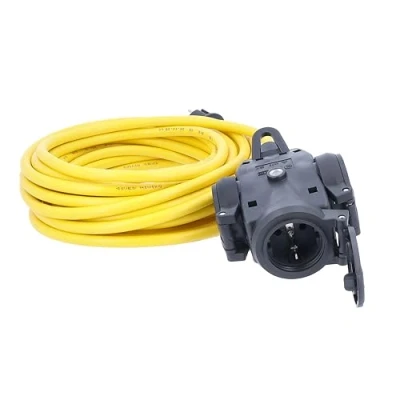 Afbeelding van AS Schwabe 61451 Stroom Verlengkabel 16 A Geel 3.00 m AT N07V3V3 F 3G 2,5 mm²