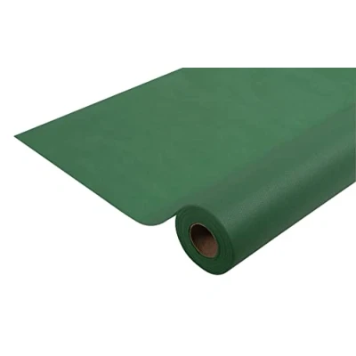 Image de Pro Nappe Réf R780607I Carton de 5 nappes jetables en non tissé spunbond Couleur vert sapin longueur 6 m x largeur 1,20 Matière indéchirable, déperlante et essuyable