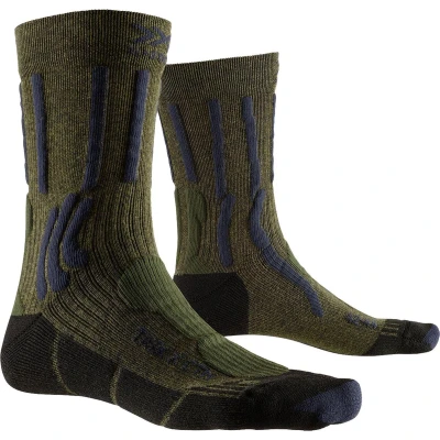 Afbeelding van X Socks Trek CTN Outdoor Sportsokken Maat 45 47 Unisex donker groen/donker blauw/zwart
