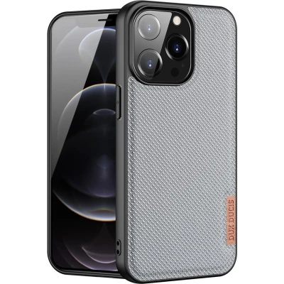 Afbeelding van Dux Ducis Hoesje geschikt voor iPhone 13 Pro Fino Series Back Cover Licht Blauw