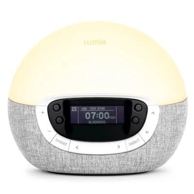 Afbeelding van Lumie Bodyclock Shine 300 Sleep &amp; Wake up light Dimbaar nachtlampje FM radio 15 geluid opties