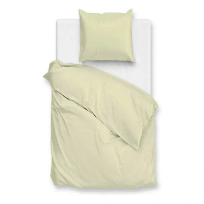 Afbeelding van Zohome Percalle dekbedovertrek 1 persoons (140x200/220 cm + sloop) Groen