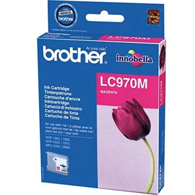 Afbeelding van Brother LC 970MBP inktcartridge 1 stuk(s) Origineel Magenta