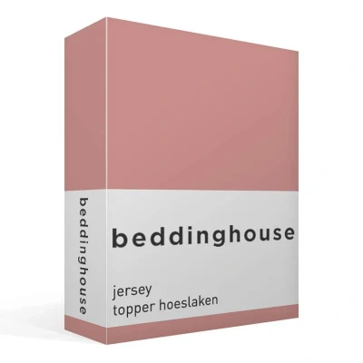 Afbeelding van Beddinghouse Jersey Topper Hoeslaken Roze 70/80/90 x 200/210 cm