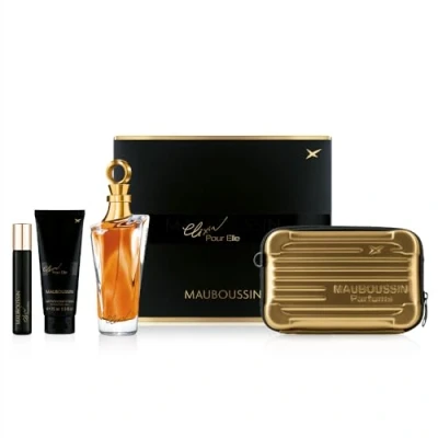 Afbeelding van Mauboussin Prestige 2024 Elixir Pour Haar: Eau de Parfum 100 ml, Lichaamsmelk 75 Reisspray 20 ml &amp; Schoudertas