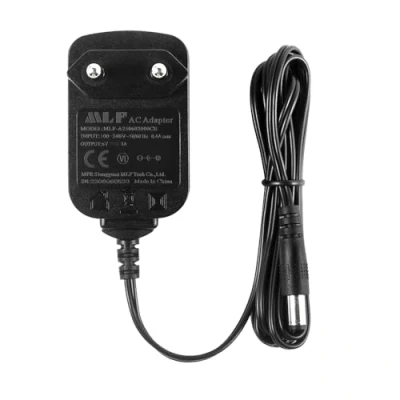Afbeelding van Security 01 DC 6 V 2 A 1000 mA voedingsadapter 5,5 mm x 2,1 stekker met 3,5 1,35 4,0 1,7