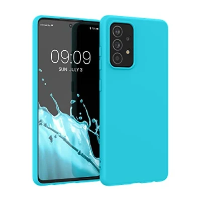 Afbeelding van kwmobile telefoonhoesje geschikt voor Samsung Galaxy A52 / 5G A52s Hoesje smartphone Back cover in zeeblauw