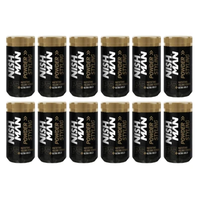 Afbeelding van Nishman Hair Styling Series (P5+ Ultra Holding Poederwas, 20 g)