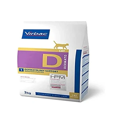 Afbeelding van VIRBAC HPM feline dermatology support D1 3KG