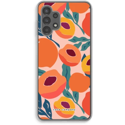 Afbeelding van Case Company® hoesje geschikt voor Samsung Galaxy A13 4G Perzik Soft Cover Telefoonhoesje Bescherming aan alle Kanten en Schermrand