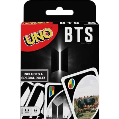 Afbeelding van Uno BTS x Mattel gezelschaps en kaartspel, met de effectiviteit van het lid K popgroep, GDG35